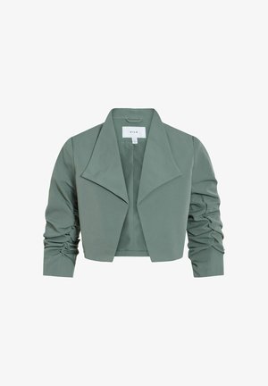 VILA, VIHER BIN CROPPED BLAZER - NOOS - Blazer - balsam green