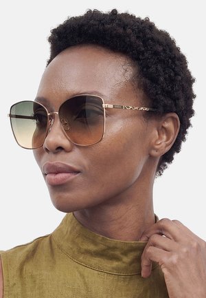 Guess Gafas de sol - matte dark green/gradient green