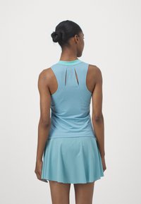 Nike Performance ADVANTAGE TANK - Top - denim turquoise/green frost/white