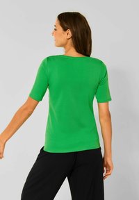Cecil IN UNIFARBE - T-shirt basic - grün