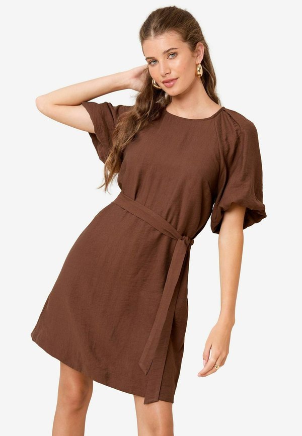 REGULAR FIT - PUFF SLEEVE RAGLAN - Freizeitkleid