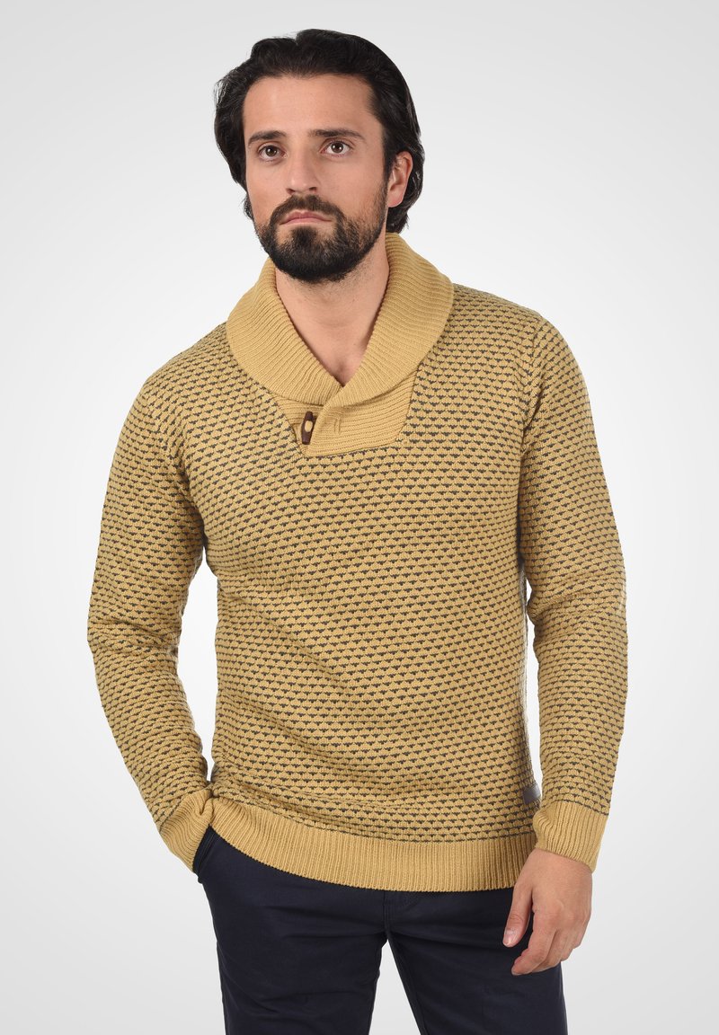 INDICODE JEANS IDCopent - Striktrøje - prairie sand