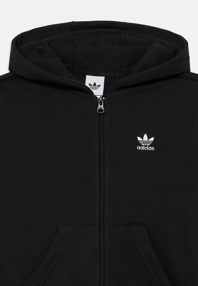 adidas Originals FULL ZIP HOODIE UNISEX Hoodie black/white