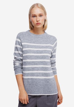 Stickad tröja - dark grey