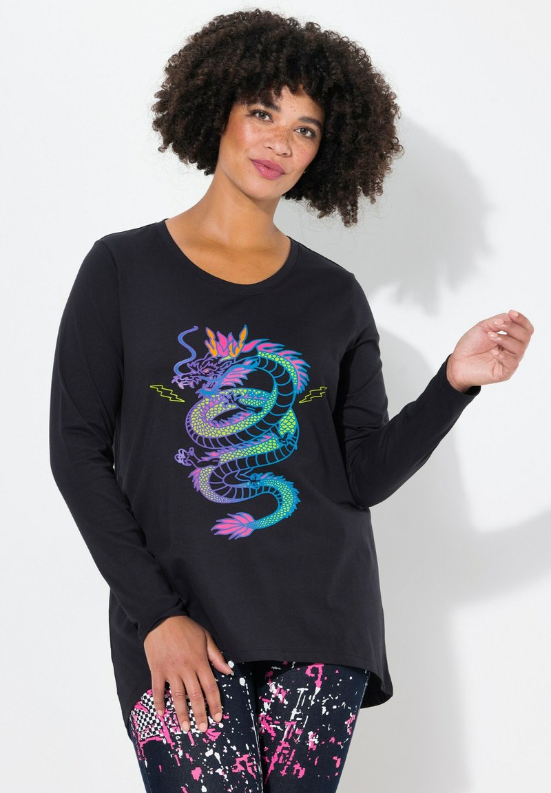 Angel of Style DRAGON PATTERN - Pitkähihainen paita - black