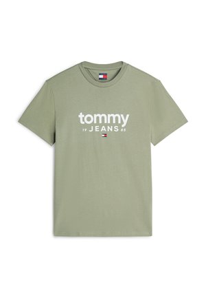 Tommy Jeans, - T-shirt z nadrukiem