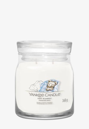Yankee Candle, SIGNATURE MEDIUM JAR SOFT BLANKET - Świeca zapachowa