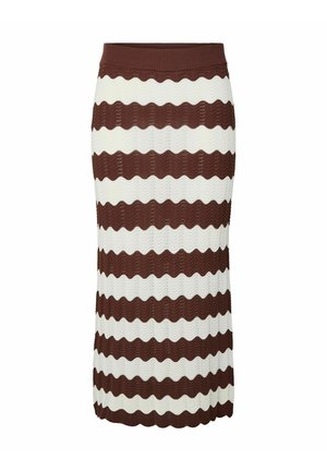 YAS, YASBEE HW LONG KNIT - Maxinederdele - birch