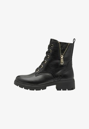 Tamaris Stivaletti stringati - black gold