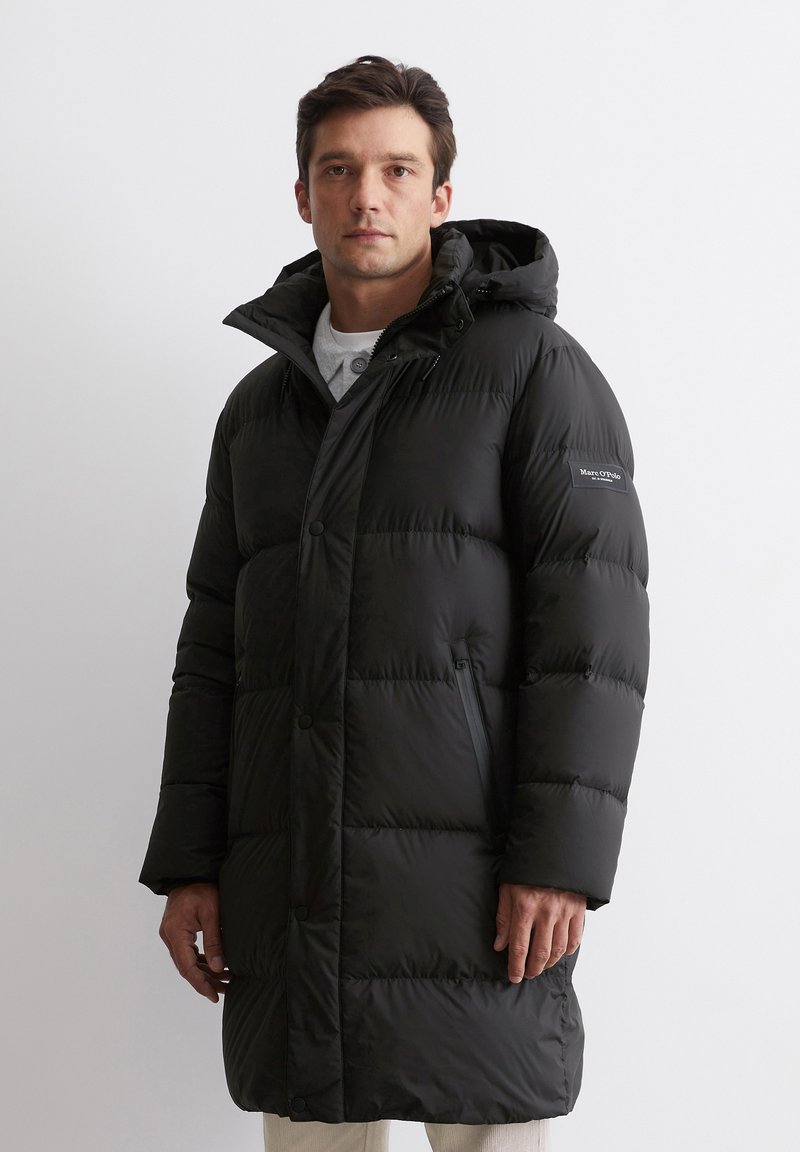 Marc O'Polo REGULAR MIT ABNEHMBARER KAPUZE - Daunenmantel - black