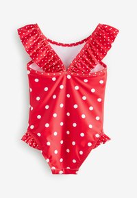 No seleccionado, red polka dot flower