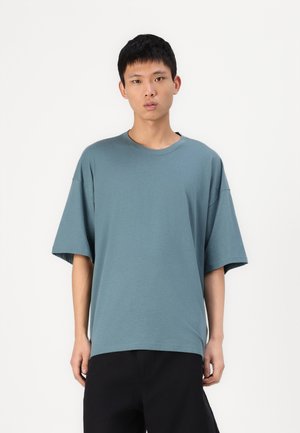 Hollister Co. BAGGY TEE SOLIDS - T-shirt basique - stone blue denim