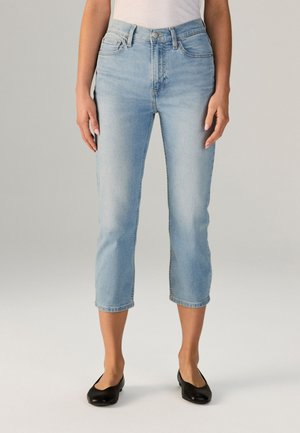 Next, REGULAR FIT - SLIM CROPPED JEANS  . - Jeans Slim Fit - mid blue