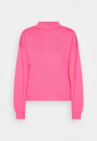 YAS Stickad tröja - purple