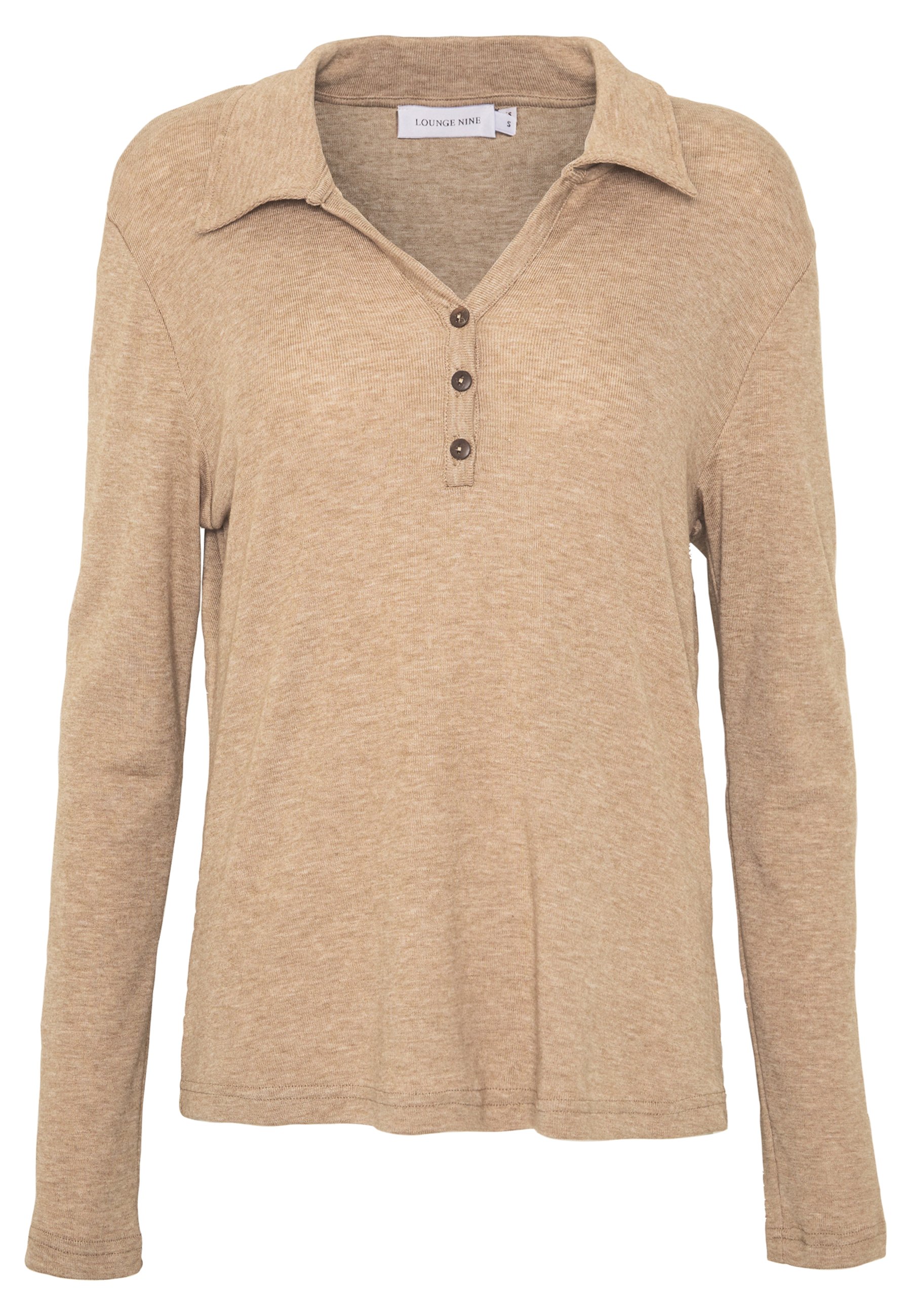Lounge Nine DREAMIELN Topper langermet camel melange Lounge Nine DREAMIELN - Topper langermet - camel melange