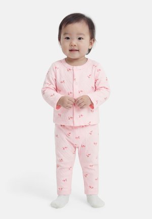 SET - Sweater met rits - light pink