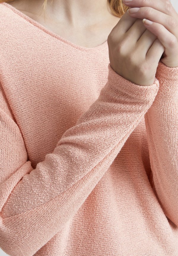 BYSIF V NECK - Jumper - coral cloud4