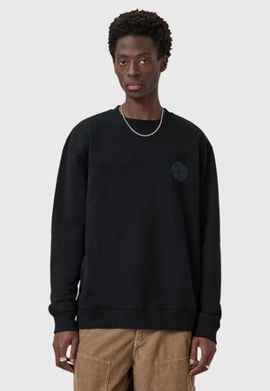 WAVED CREW - Sweatshirt - jet black