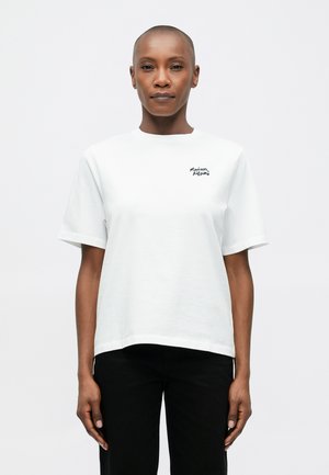 HANDWRITING COMFORT TEE - Βασικό μπλουζάκι - white/black