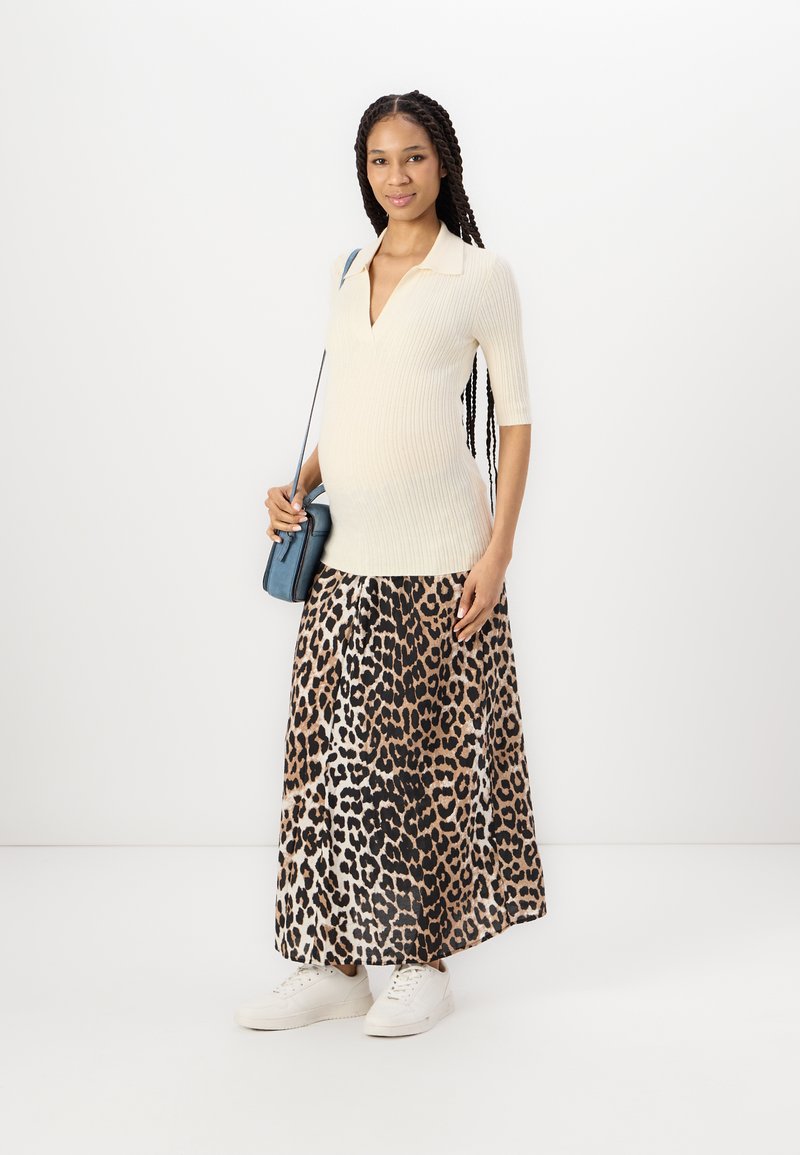 Vero Moda Maternity VMMHOLLY Jumper birch/off-white Zalando