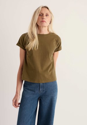Seasalt Cornwall, SEASALT CORNWALL PORTHZENNOR T-SHIRT - Camiseta básica - green - fern moss