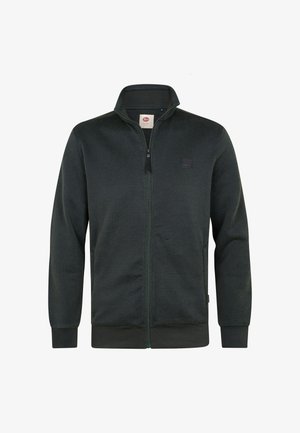 Petrol Industries, FRENCH TERRY ZIP SWEATER FORGELINE - Strickjacke - deep green