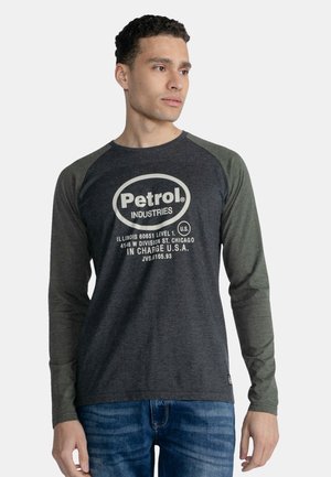 Petrol Industries MIT RUNDHALS UND LOGO - Long sleeved top - grau