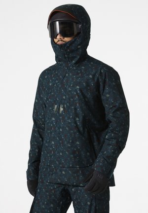 Helly Hansen ULLR D INSULATED ANORAK - Kurtka snowboardowa - midnight granite