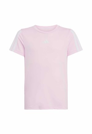 adidas Sportswear ESSENTIALS 3-STRIPES TEE - T-shirt basique - clear pink   white