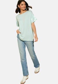 Print T-shirt - mint green