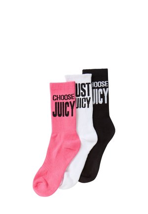 3 PACK - Socken - multi - black/pink glo/white