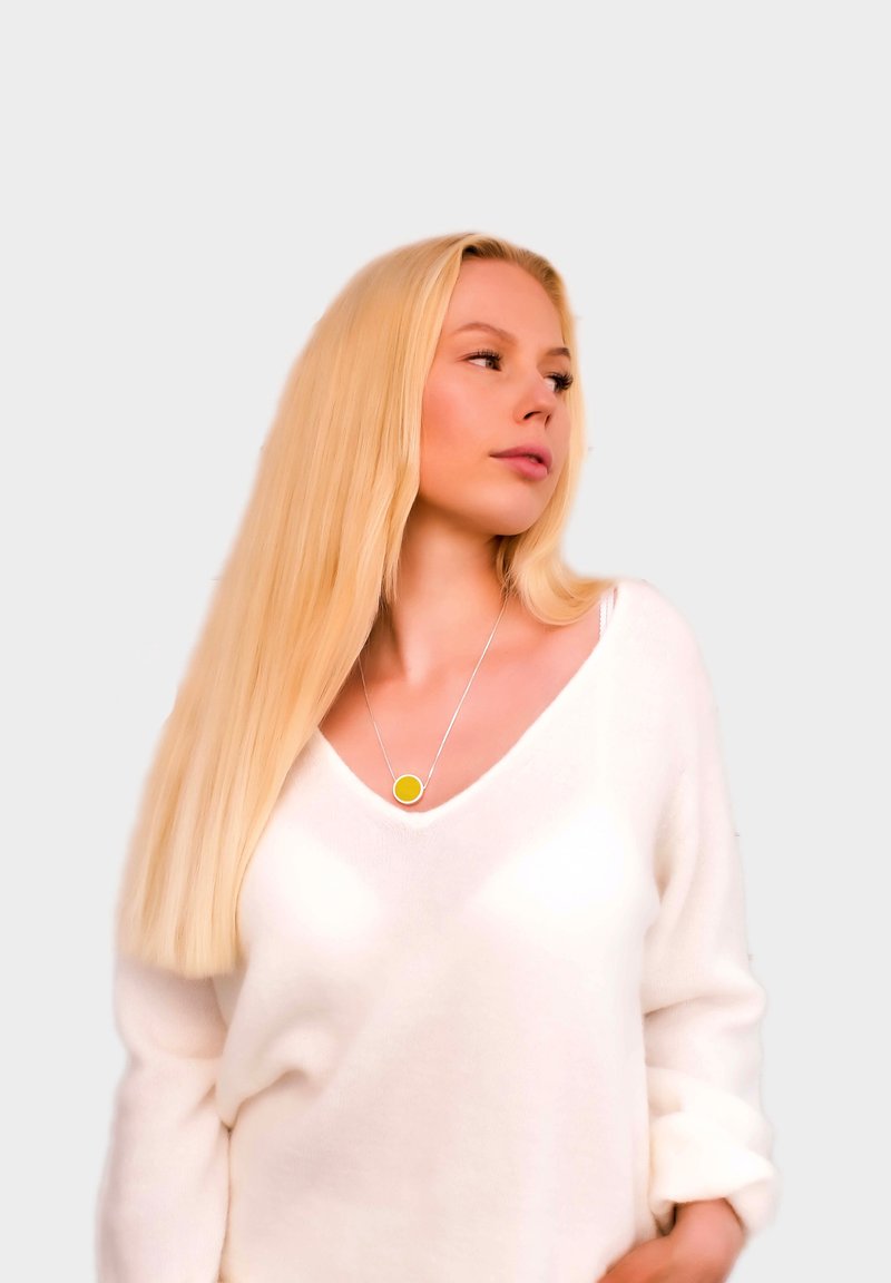 Damen Halsketten | Ellen Kvam NORTHERN LIGHTS CIRCLE Halskette lemon yellow/gelb - ZN44055 Damen Halsketten | Ellen Kvam NORTHERN LIGHTS CIRCLE Halskette lemon yellow/gelb - ZN44055
