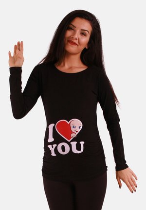 M.M.C. I LOVE YOU - Langarmshirt - schwarz