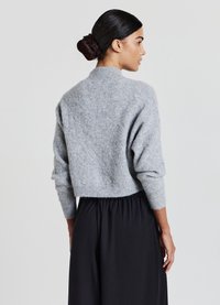 Calliope CON TRECCE - Pullover - grigio perla