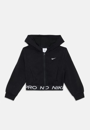 G NIKE PRO DRY FIT FULL ZIP FLEECE HOODY UNISEX - Sweat à capuche - black/white