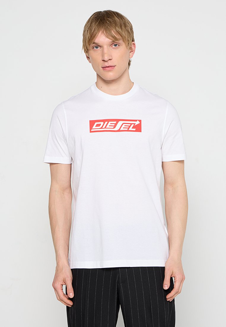Diesel T-shirt print wit