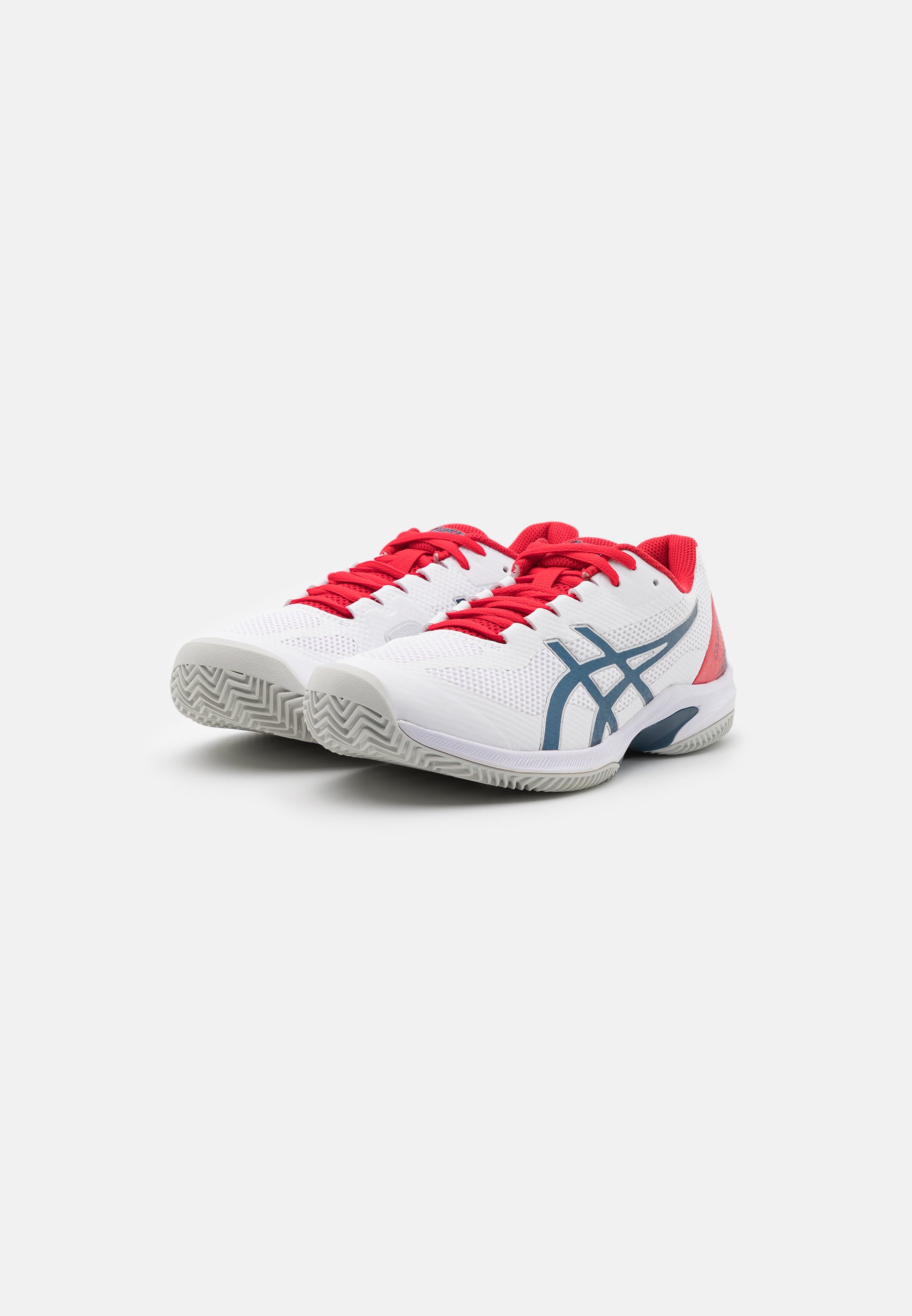 ASICS COURT SPEED FF CLAY - Teniso bateliai molio dangos kortams -  white/mako blue/balta - Zalando.lt