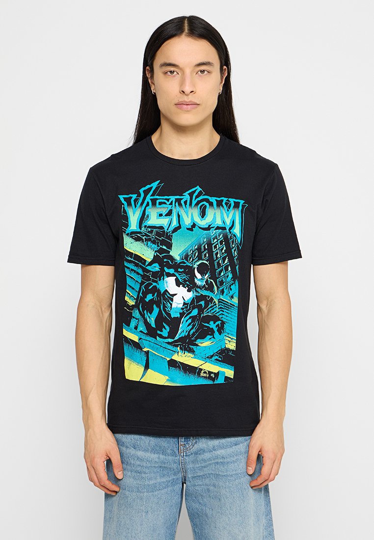 Marvel T-shirt print zwart Marvel T-shirt print zwart