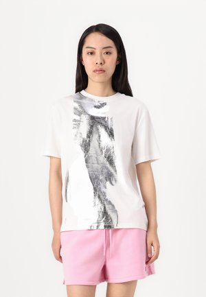 Print T-shirt - blanc de blanc