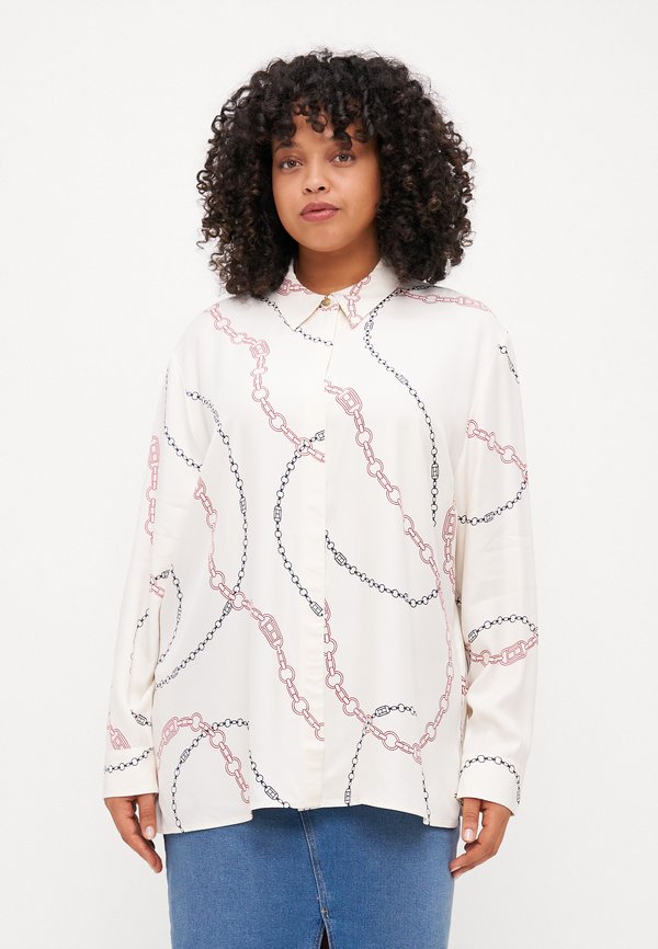 SOFT VIS SHIRT - Button-down blouse - calico