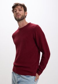 Calliope GIROCOLLO TINTA UNITA - Maglione - rosso