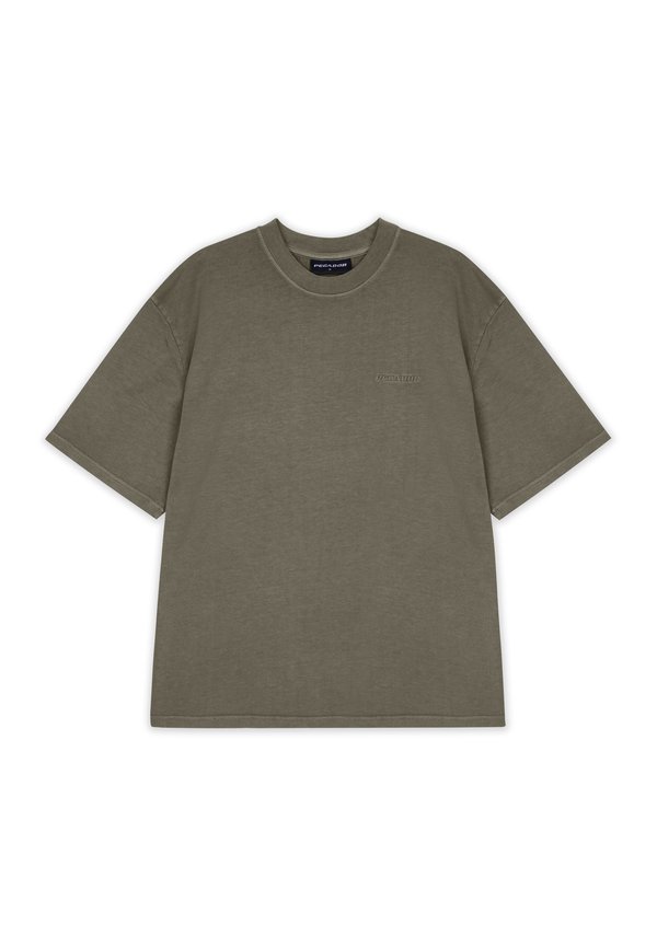 LOGO TEE - Print T-shirt - vintage faded olive4