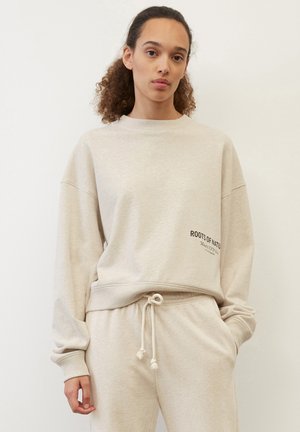 ROUND NECK - Sweatshirt - grain field melange