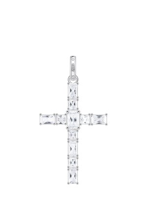 Anhänger - silberfarben weiß