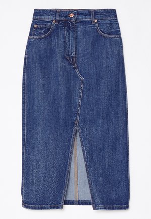 ASPESI GONNA - Denim skirt - dark-blue denim