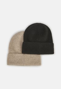 ONLY ONLBELLA LIFE BEANIE 2 PACK - Muts - pure black