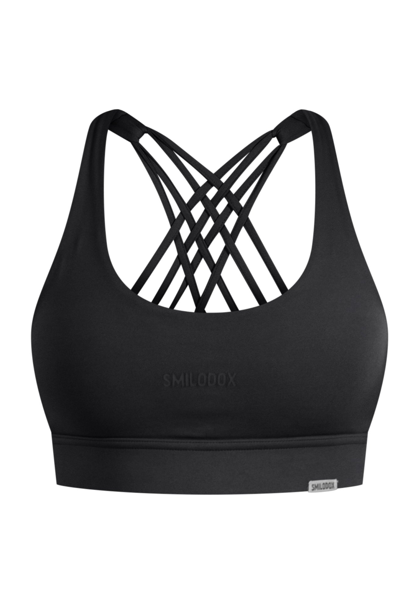 SMILODOX Sport BH Damen - Leichter Halt Mit Racerback & Breitem Bund