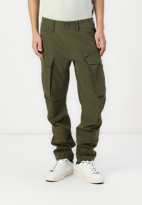 ROVIC ZIP REGULAR TAPERED - Cargo trousers - shadow olive