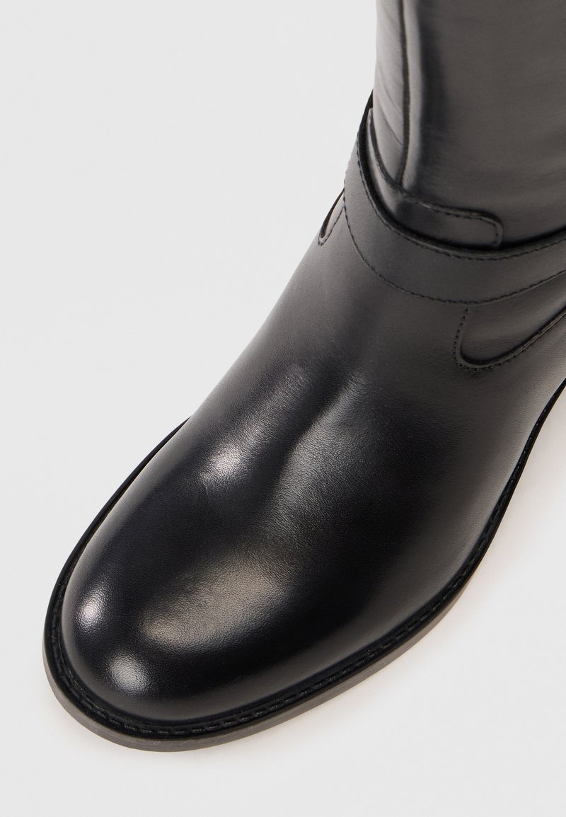 Geox D Serilda H, mocassin voor dames, Zwart, 39 EU