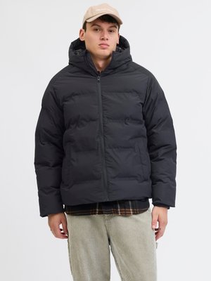 Jack & Jones JJESOHO PUFFER HOOD - Winterjacke - black